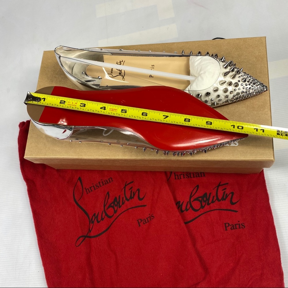 Christian Louboutin Women's Grotika Flats 38.5 NEW - Picture 12 of 16